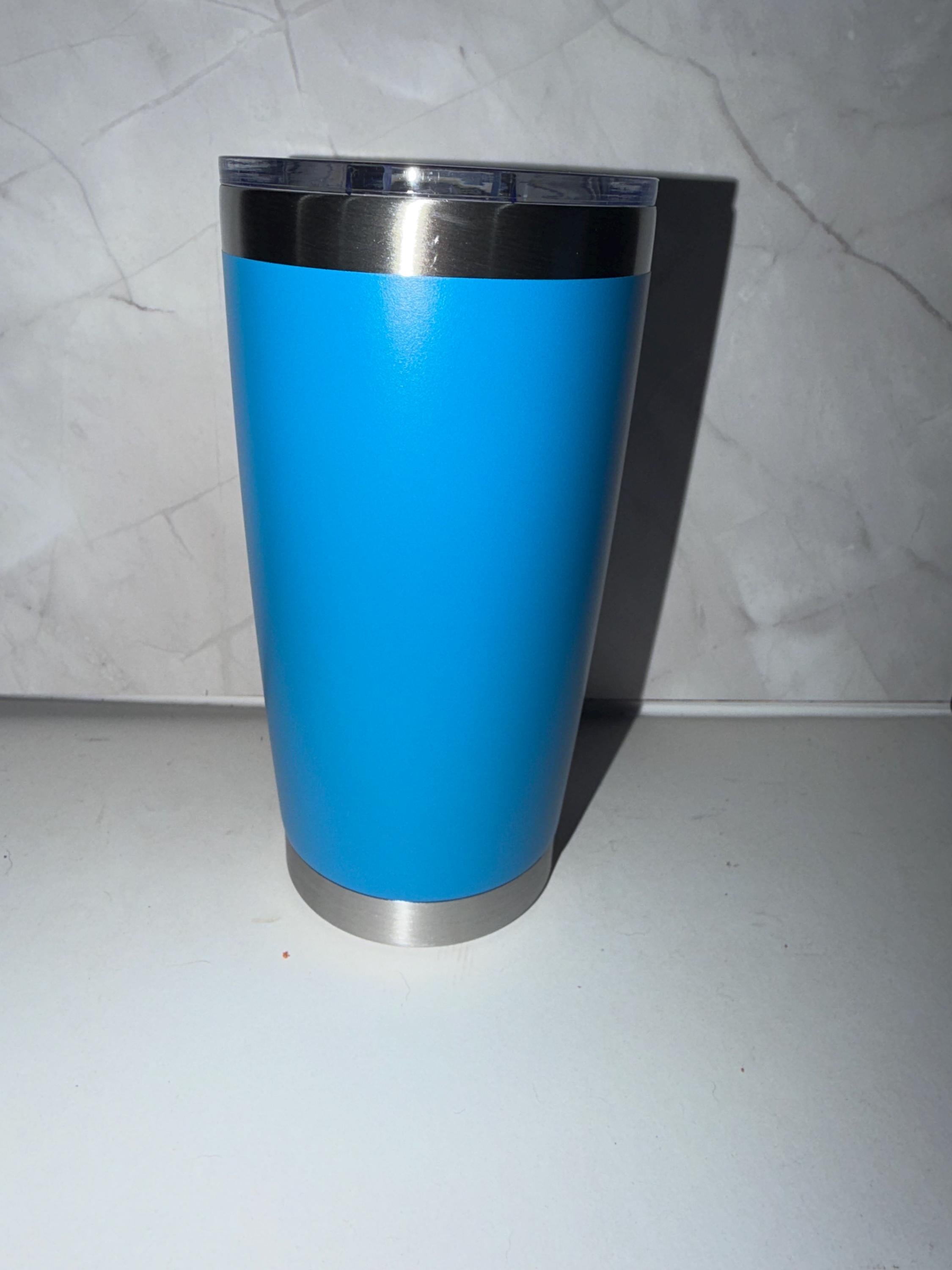 Personalized laser engraved coffee 20oz tumblers for teachers , moms , dads