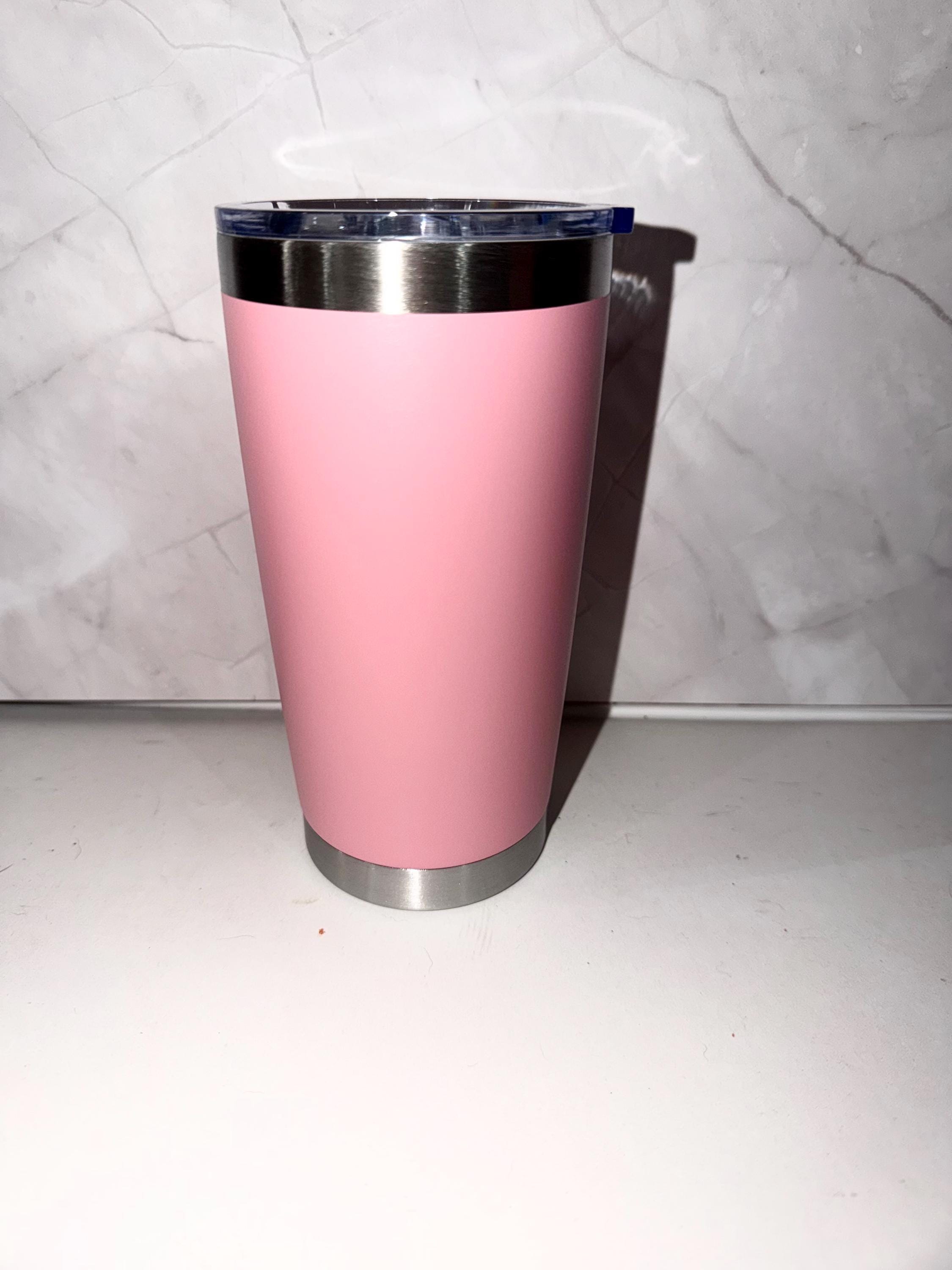 Personalized laser engraved coffee 20oz tumblers for teachers , moms , dads