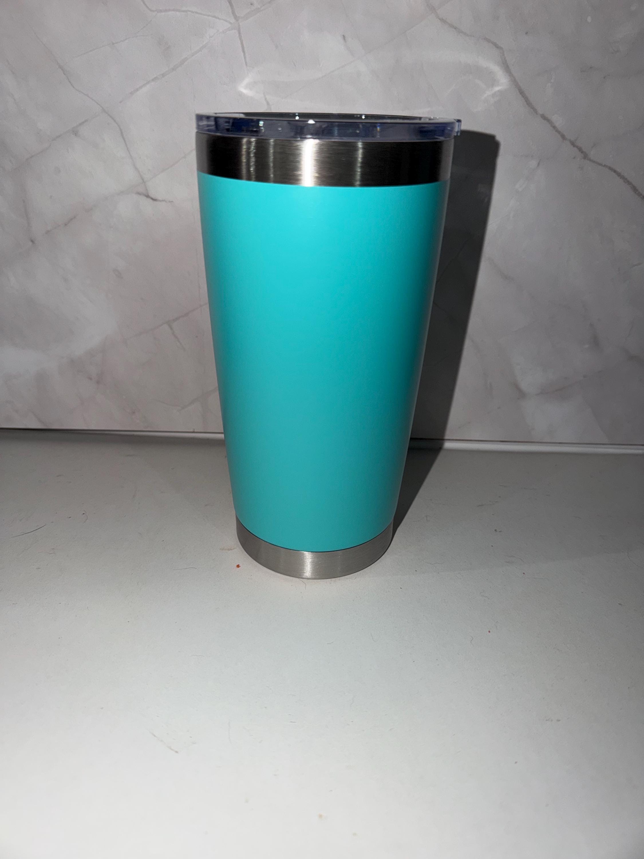Personalized laser engraved coffee 20oz tumblers for teachers , moms , dads